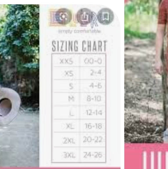 Lularoe Julia NWOT sz Lg. - Picture 4 of 4